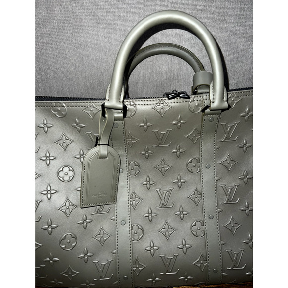 Louis Vuitton Keepall Bandouliere 50 Monogram Seal Wax Duffle Weekend Travel Bag - Picture 5 of 12